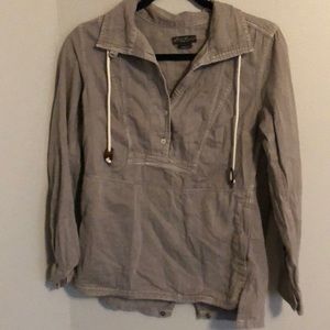 Eddie Bauer long sleeve shirt with quarter buttons